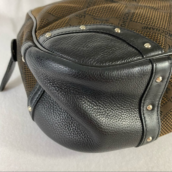 Longchamp Paris Fabric and Leather Satchel Bag - Picture 10 of 16